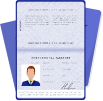 Passport bio page