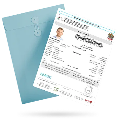 Dubai E-Visa document preview
